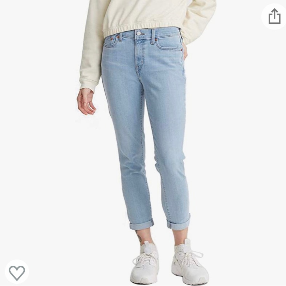 Levi’s Hypersoft Boyfriend Jeans - Light Wash - Size W32 L 27